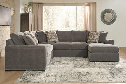Orange Furniture Outlet - Ashley Furniture - Larson Levee Sectional - RAF 3-Piece Sectional / Espresso - PC86205S1