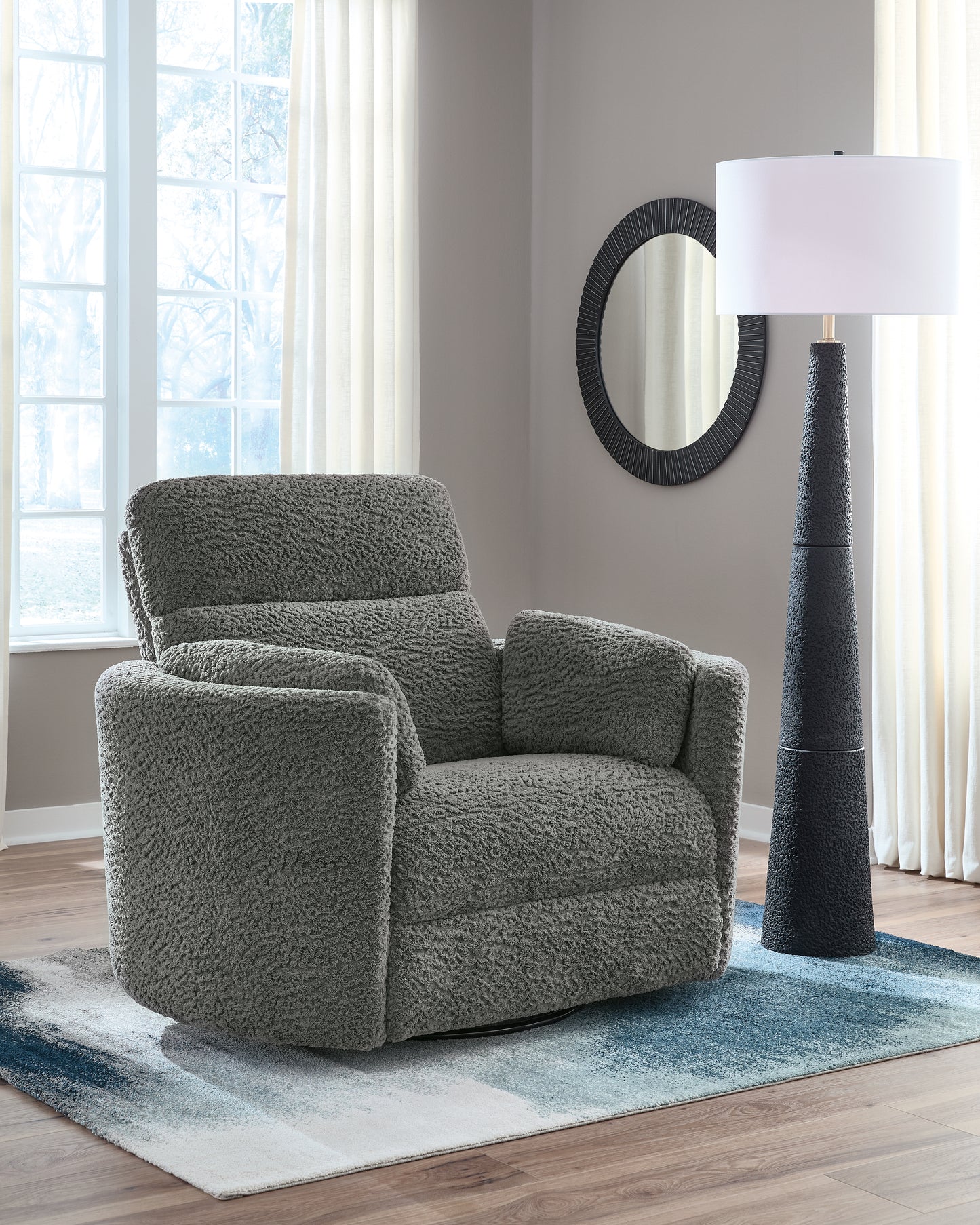 Orange Furniture Outlet - Ashley Furniture - Gosaldo Living Room - Swivel Glider Power Recliner - PC8630495