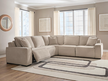 Orange Furniture Outlet - Ashley Furniture - Carceri Sectional - 5-Piece Power Sectional Reclining Sofa - 87003S4