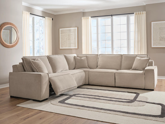 Orange Furniture Outlet - Ashley Furniture - Carceri Sectional - 5-Piece Power Sectional Reclining Sofa - 87003S4