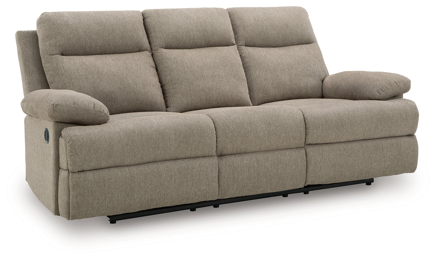 Orange Furniture Outlet - Ashley Furniture - Side-Swipe Living Room - REC Sofa w/Drop Down Table / Mocha - PC9140589