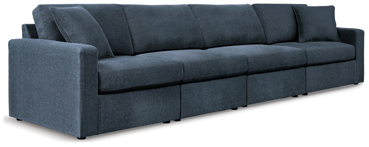Orange Furniture Outlet - Ashley Furniture - Modmax Sectional - RAF 4-Piece Sectional / Ink - 92101S10
