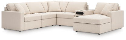 Orange Furniture Outlet - Ashley Furniture - Modmax 6-Piece Sectional with Audio System and Chaise - RAF 6-Piece Sectional with Audio System and Chaise - 92103S51