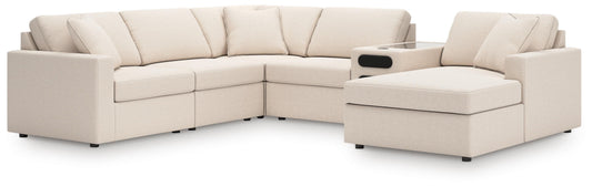 Orange Furniture Outlet - Ashley Furniture - Modmax 6-Piece Sectional with Audio System and Chaise - RAF 6-Piece Sectional with Audio System and Chaise - 92103S51
