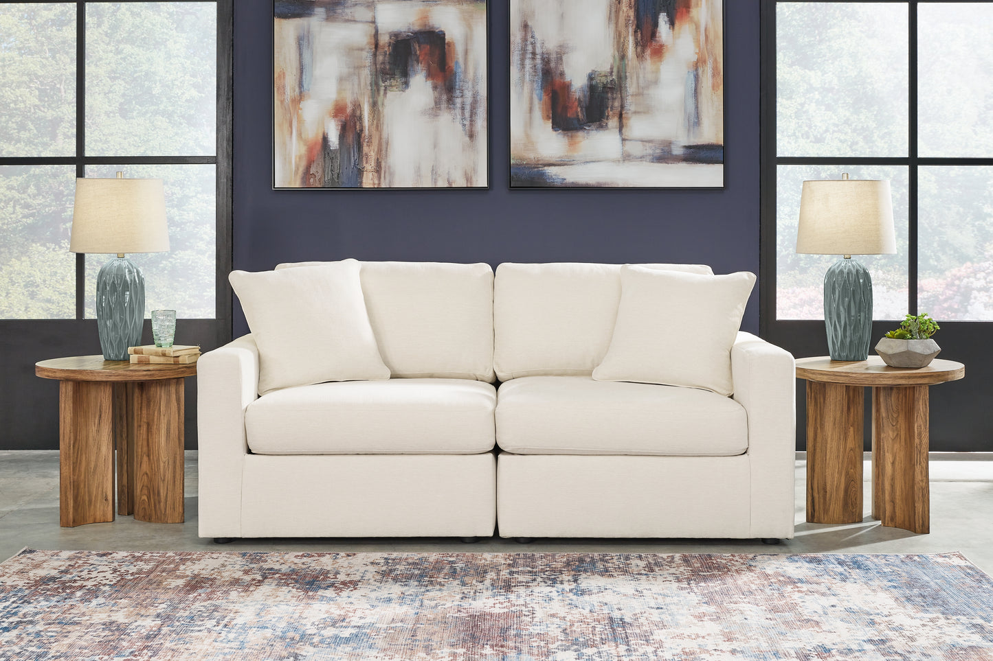 Orange Furniture Outlet - Ashley Furniture - Modmax Sectional - RAF 2-Piece Sectional / Oyster - 92103S1