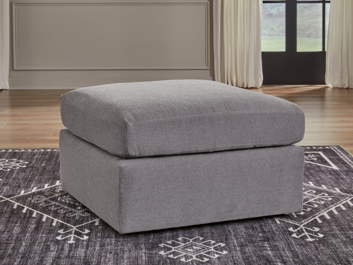 Orange Furniture Outlet - Ashley Furniture - Modmax Sectional - Oversized Accent Ottoman / Granite - 9210408
