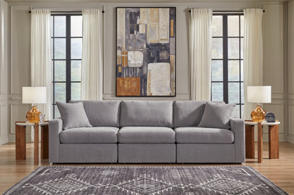 Orange Furniture Outlet - Ashley Furniture - Modmax Sectional - RAF 3-Piece Sectional / Granite - 92104S2