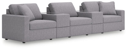 Orange Furniture Outlet - Ashley Furniture - Modmax Sectional - RAF 5-Piece Sectional / Granite - 92104S9