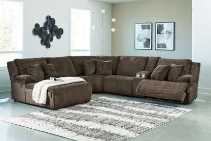 Orange Furniture Outlet - Ashley Furniture - Top Tier Sectional - 3-Piece Sectional Chofa / Alloy - 92706S10