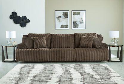 Orange Furniture Outlet - Ashley Furniture - Top Tier Sectional - 3-Piece Sectional Sofa / Chocolate - 92705S8