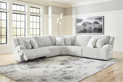 Orange Furniture Outlet - Ashley Furniture - Top Tier Sectional - 5-Piece Reclining Sectional / Alloy - 92706S3