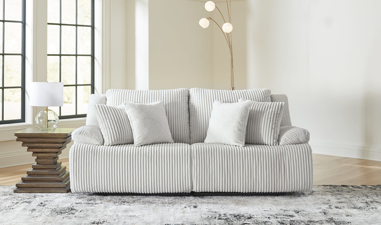 Orange Furniture Outlet - Ashley Furniture - Top Tier Sectional - 2-Piece Sectional Loveseat / Alloy - 92706S9