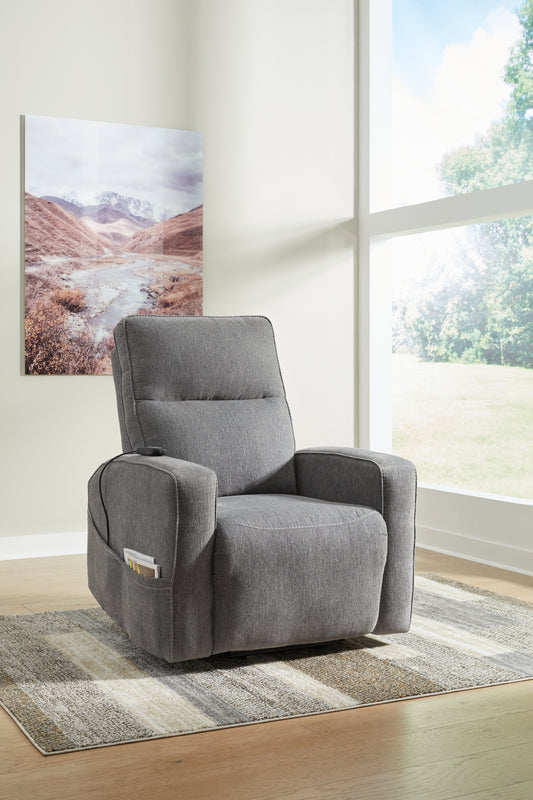 Orange Furniture Outlet - Ashley Furniture - Starganza Living Room - Power Lift Recliner / Taupe - 9370312