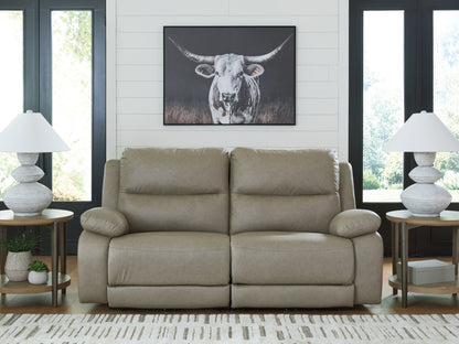 Orange Furniture Outlet - Ashley Furniture - Narwhal Place Sectional - 2-Piece Reclining Loveseat / Pebble - PC99201S21
