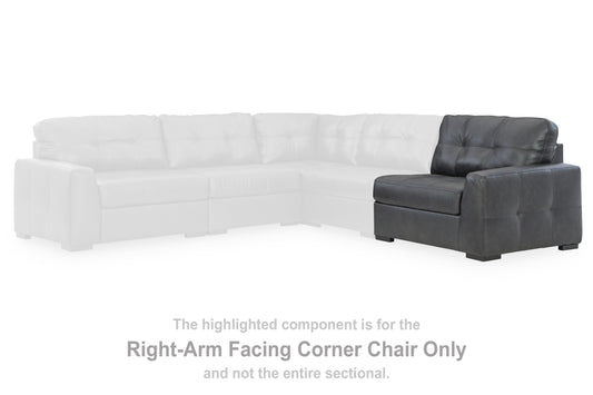 Orange Furniture Outlet - Ashley Furniture - Brindley Pier Sectional - RAF 6-Piece Sectional / Fog - 99503S5