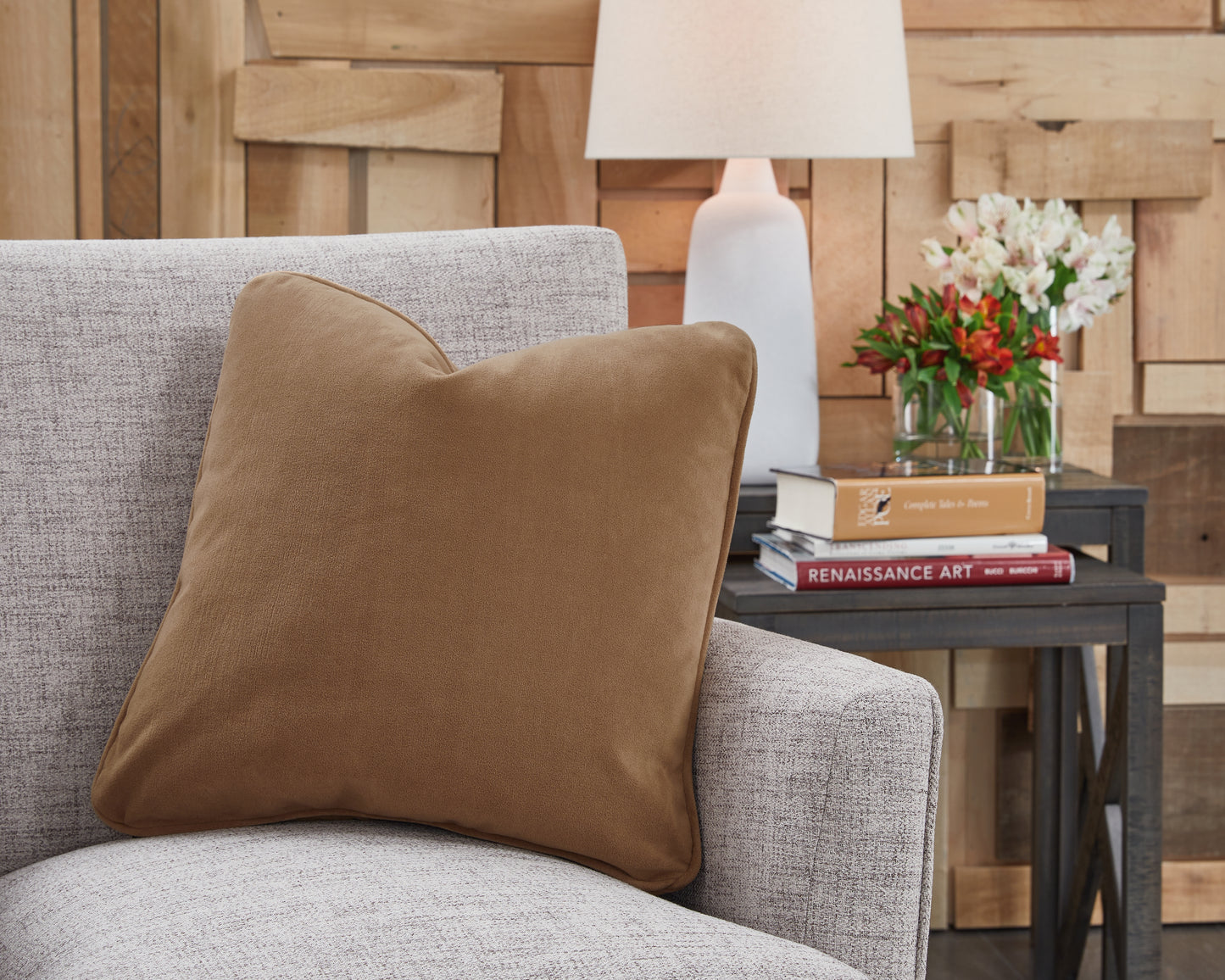 Orange Furniture Outlet - Ashley Furniture - Caygan Pillows - Pillow / Honey - A1000917P