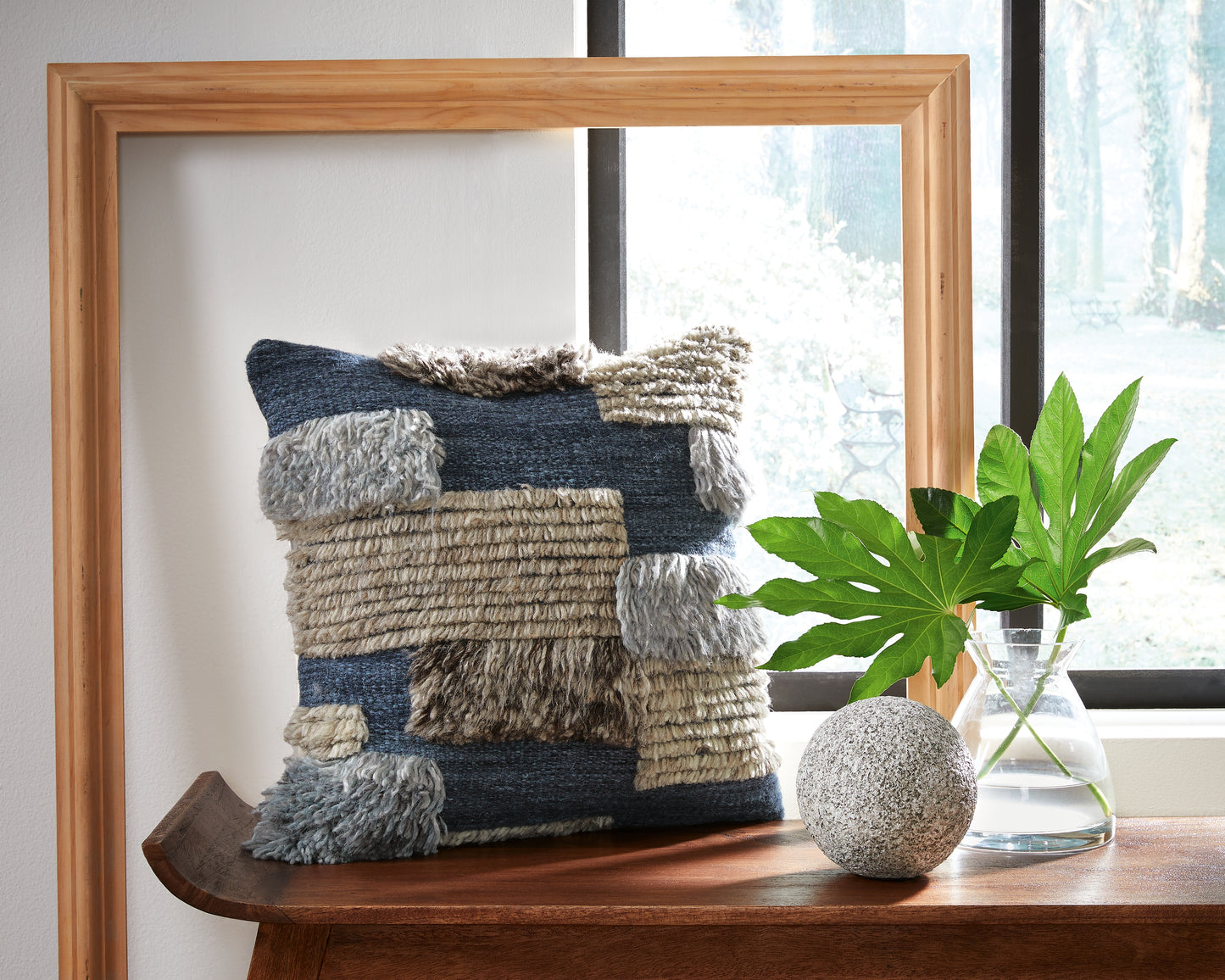 Orange Furniture Outlet - Ashley Furniture - Gibbend Pillows - Pillow (4/CS) / Blue/Gray/White - A1000926