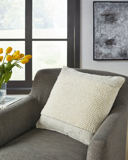 Orange Furniture Outlet - Ashley Furniture - Rowcher Pillows - Pillow / Gray/White - A1001004P