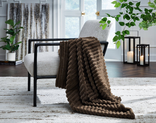 Orange Furniture Outlet - Ashley Furniture - Alsonwell Throw (Set of 3) - Throw (3/CS) / Brown - A1001082
