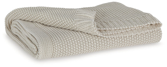 Orange Furniture Outlet - Ashley Furniture - Gayelery Throw (Set of 3) - Throw (3/CS) / Sand - A1001084