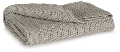 Orange Furniture Outlet - Ashley Furniture - Gayelery Throw - Throw / Gray - A1001085T