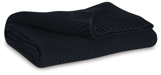 Orange Furniture Outlet - Ashley Furniture - Gayelery Throw (Set of 3) - Throw (3/CS) / Black - A1001086