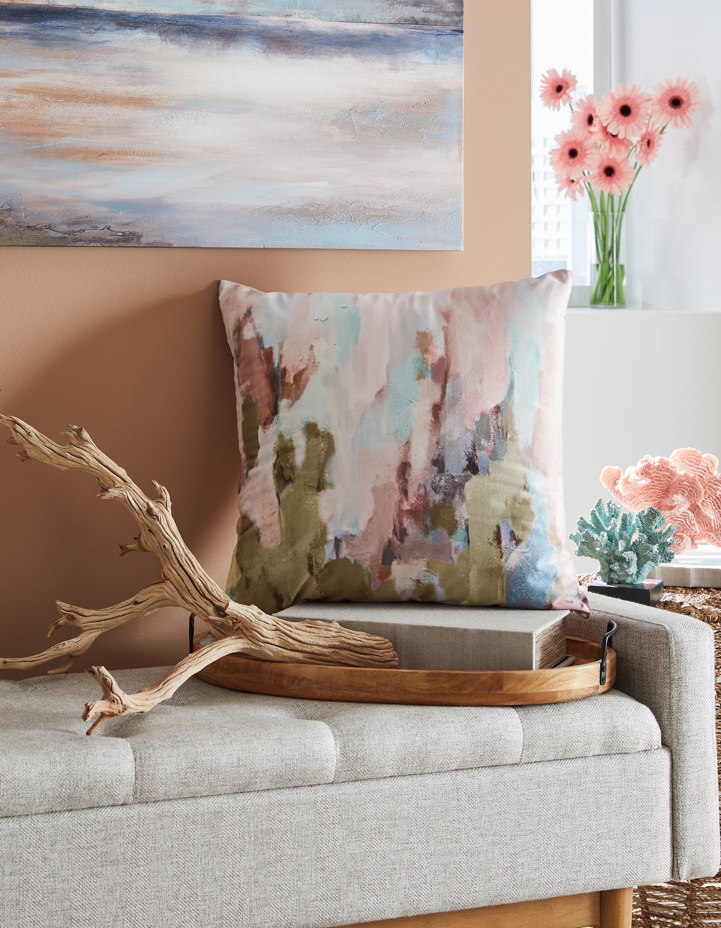 Orange Furniture Outlet - Ashley Furniture - Lauretwood Pillows - Pillow (4/CS) / Multi - A1001088