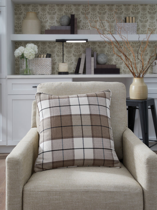 Orange Furniture Outlet - Ashley Furniture - Godricton Pillows - Pillow (4/CS) / Brown/Black/Cream - A1001103