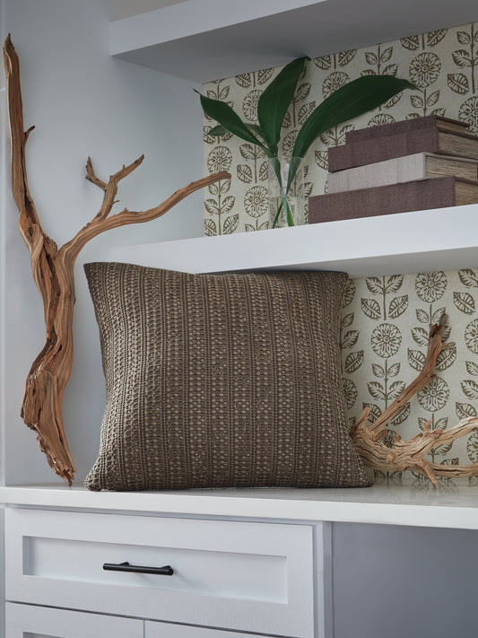Orange Furniture Outlet - Ashley Furniture - Landcher Pillows - Pillow (4/CS) / Brown - A1001104