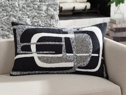 Orange Furniture Outlet - Ashley Furniture - Gavrileigh Pillows - Pillow (4/CS) / Black/Gray/Ivory - A1001113