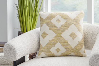 Orange Furniture Outlet - Ashley Furniture - Brockner Next-Gen Nuvella Pillows - Pillow (4/CS) / Brown/Yellow - A1900009