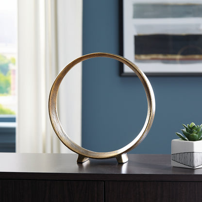 Orange Furniture Outlet - Ashley Furniture - Ryandale Sculpture - Sculpture / Antique Brass Finish - A2000499S