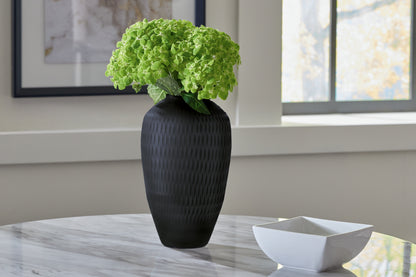Orange Furniture Outlet - Ashley Furniture - Etney Vase - Vase / Slate - A2000509