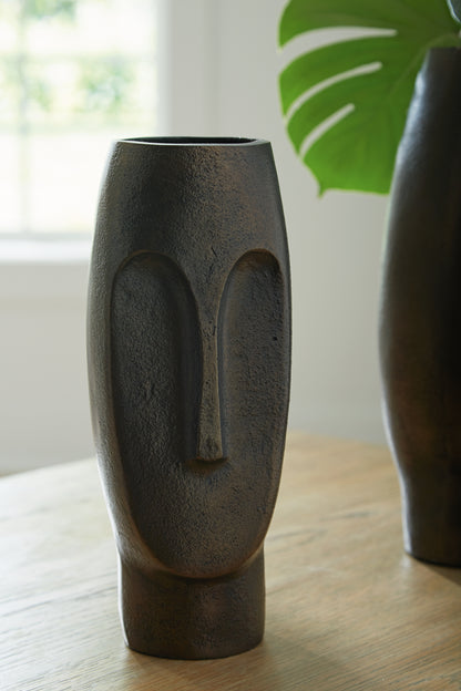 Orange Furniture Outlet - Ashley Furniture - Elanman Vase - Vase / Antique Bronze Finish - A2000692