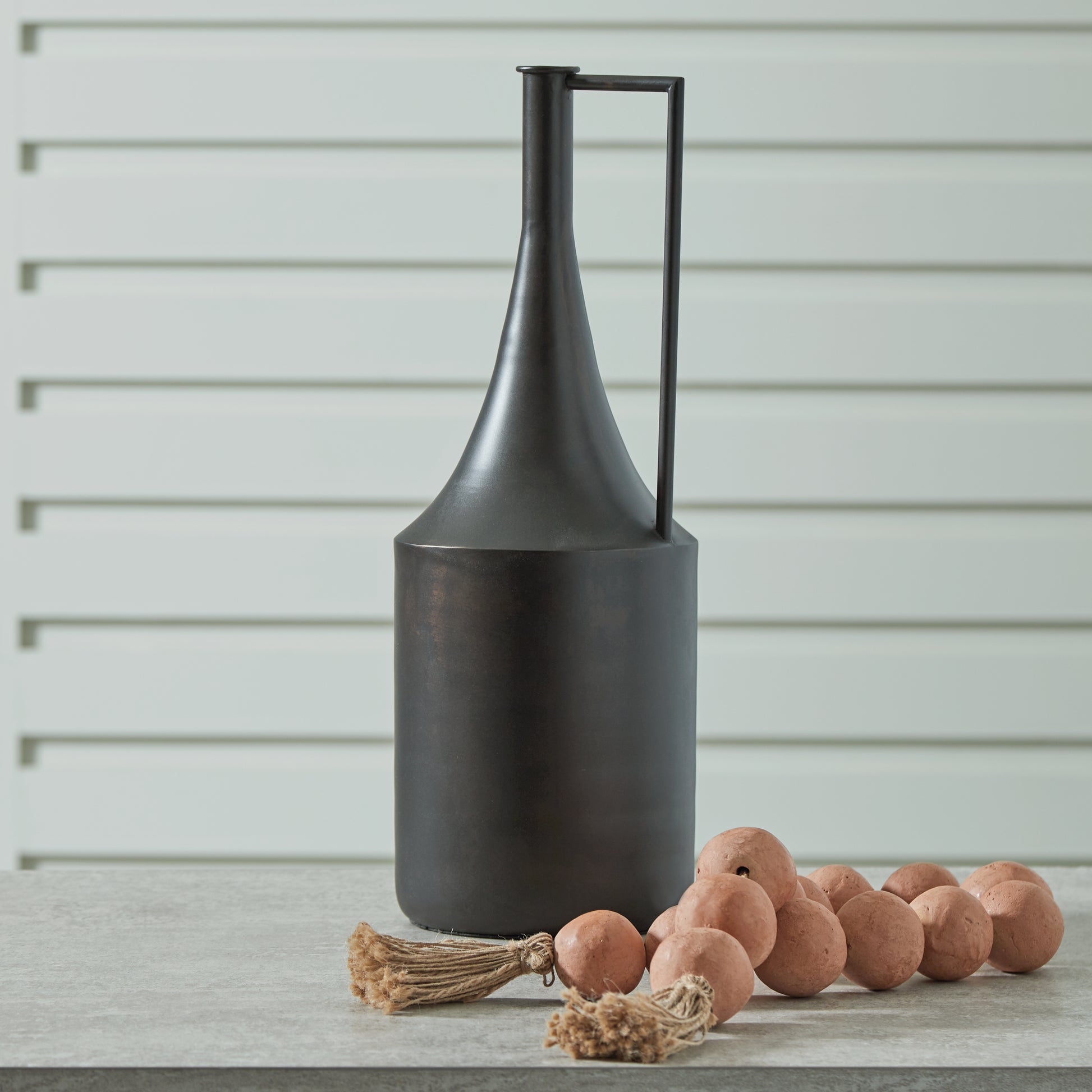 Orange Furniture Outlet - Ashley Furniture - Zainforth Vase - Vase / Distressed Brown - A2000695