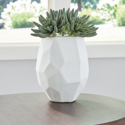 Orange Furniture Outlet - Ashley Furniture - Karenton Vase - Vase / White - A2000721