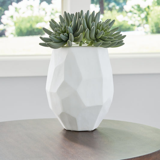Orange Furniture Outlet - Ashley Furniture - Karenton Vase - Vase / White - A2000721