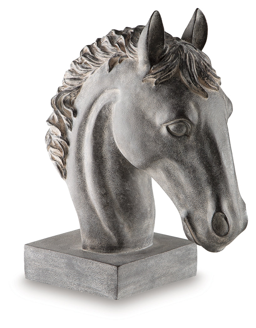 Orange Furniture Outlet - Ashley Furniture - Carnlow Sculpture - Sculpture / Antique Black - A2000772