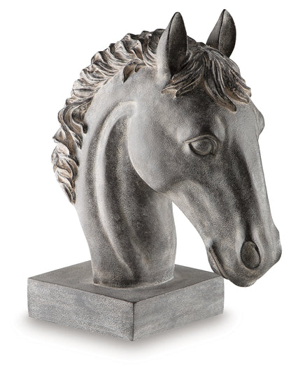 Orange Furniture Outlet - Ashley Furniture - Carnlow Sculpture - Sculpture / Antique Black - A2000772