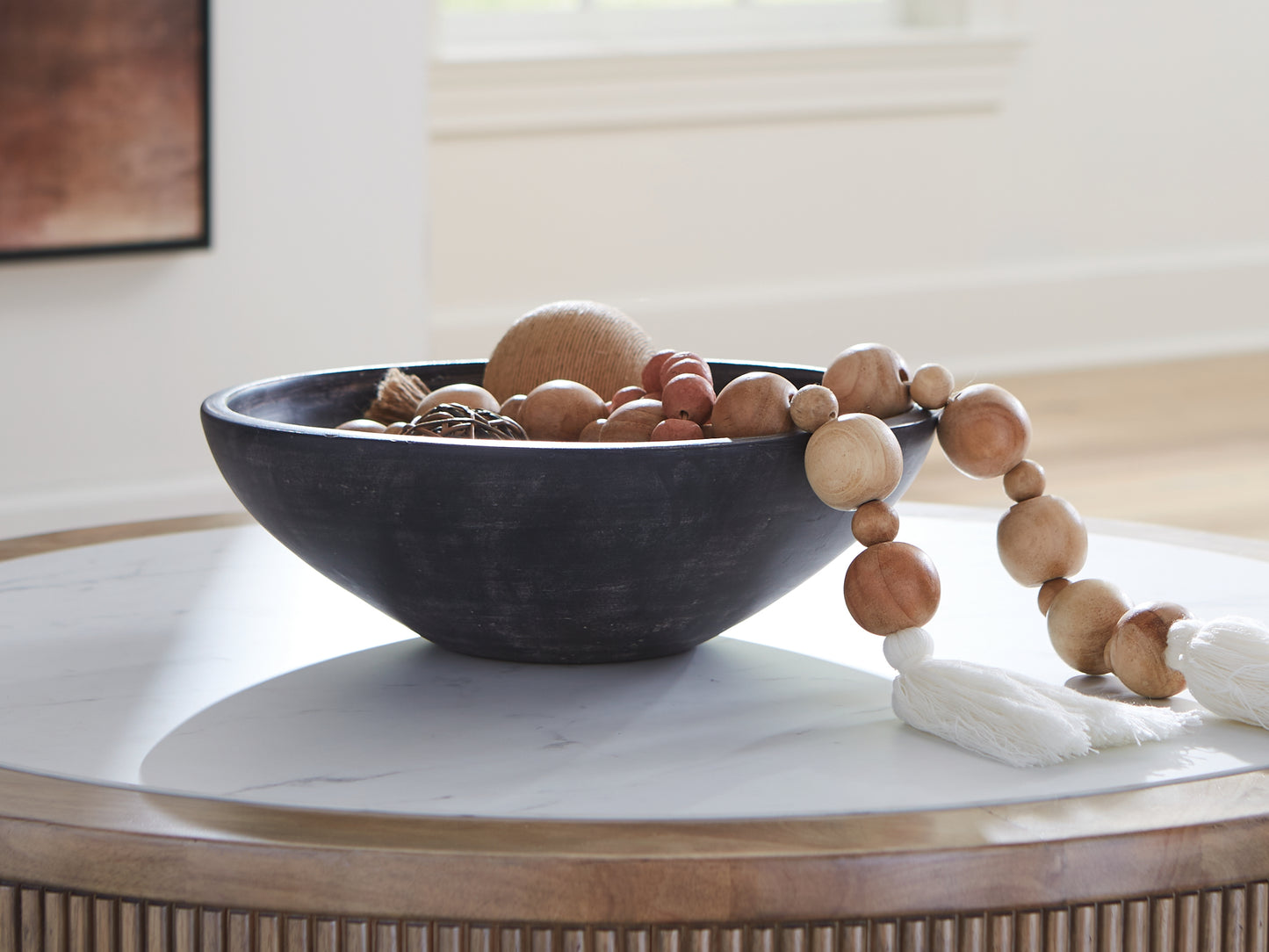 Orange Furniture Outlet - Ashley Furniture - Meadie Bowl - Bowl / Distressed Black - A2000792