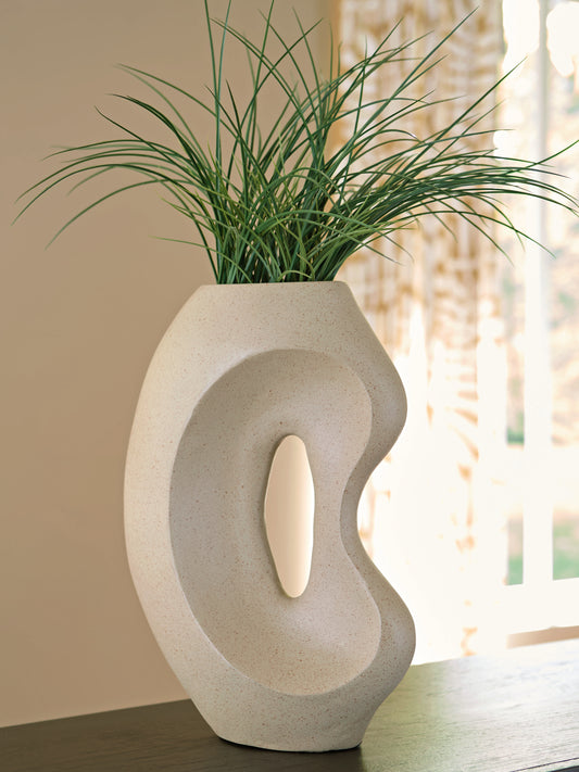 Orange Furniture Outlet - Ashley Furniture - Odion Vase - Vase / Stone - A2000842