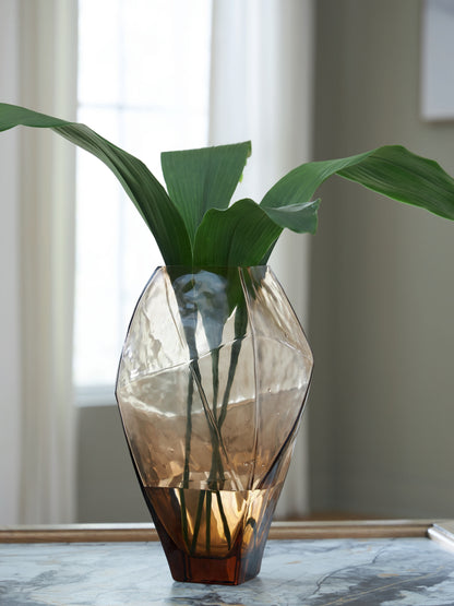 Orange Furniture Outlet - Ashley Furniture - Ewart Vase - Vase / Light Brown - A2000867