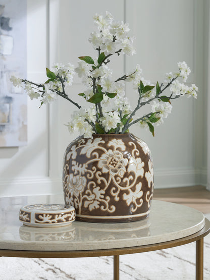 Orange Furniture Outlet - Ashley Furniture - Adalham Jar - Jar / Brown/Cream - A2000910
