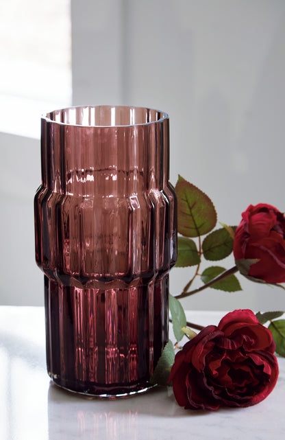 Orange Furniture Outlet - Ashley Furniture - Dorlow Vase - Vase / Mauve - A2900024V