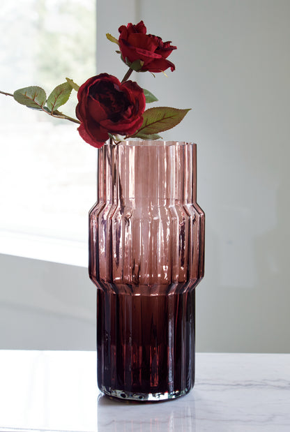 Orange Furniture Outlet - Ashley Furniture - Dorlow Vase - Vase / Mauve - A2900024V