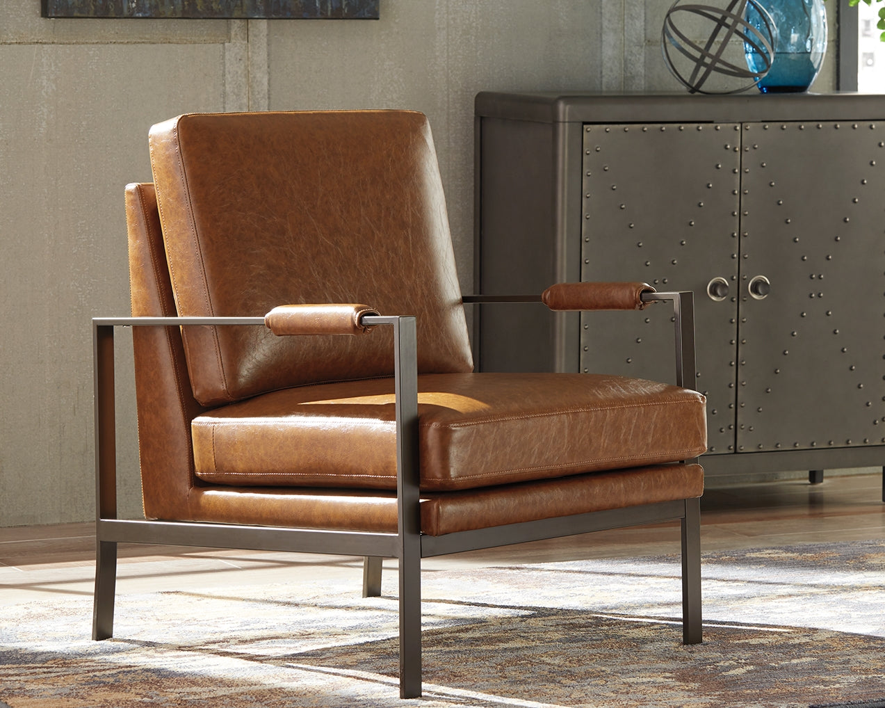 Orange Furniture Outlet - Ashley Furniture - Peacemaker Accent Chair - Accent Chair / Brown - A3000029