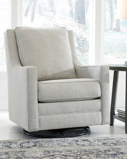 Orange Furniture Outlet - Ashley Furniture - Kambria Swivel Glider Accent Chair - Swivel Glider Accent Chair / Frost - A3000206