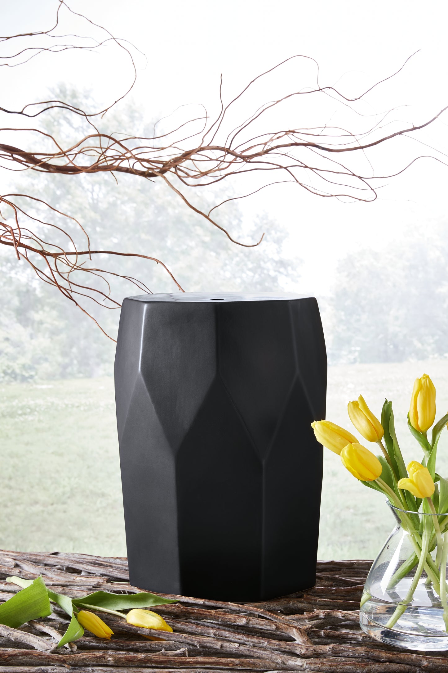 Orange Furniture Outlet - Ashley Furniture - Rhysworth Stool - Stool / Black - A3000632