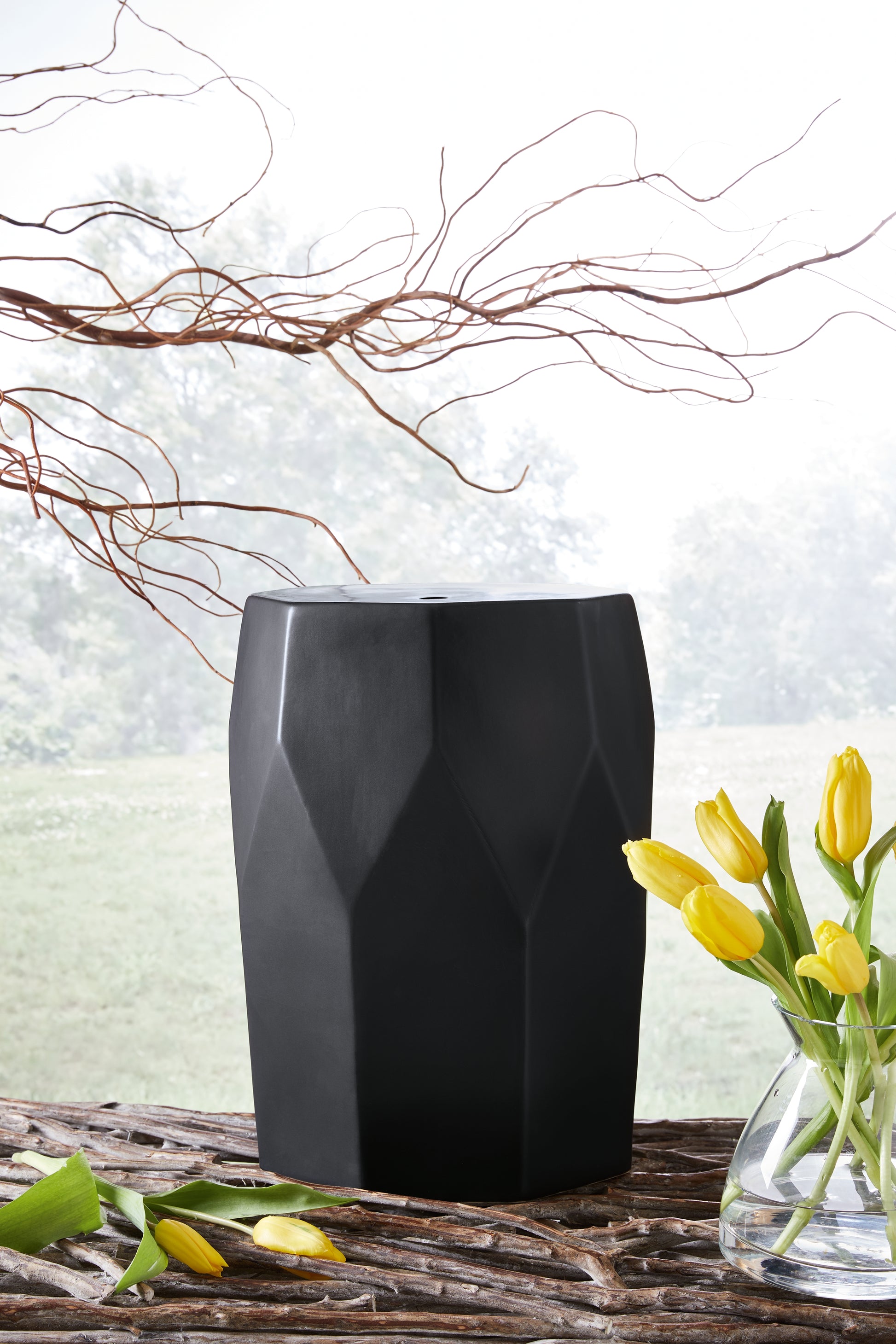 Orange Furniture Outlet - Ashley Furniture - Rhysworth Stool - Stool / Black - A3000632