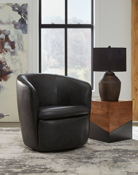 Orange Furniture Outlet - Ashley Furniture - Kierreys Swivel Accent Chair - Swivel Accent Chair / Bone - A3000703